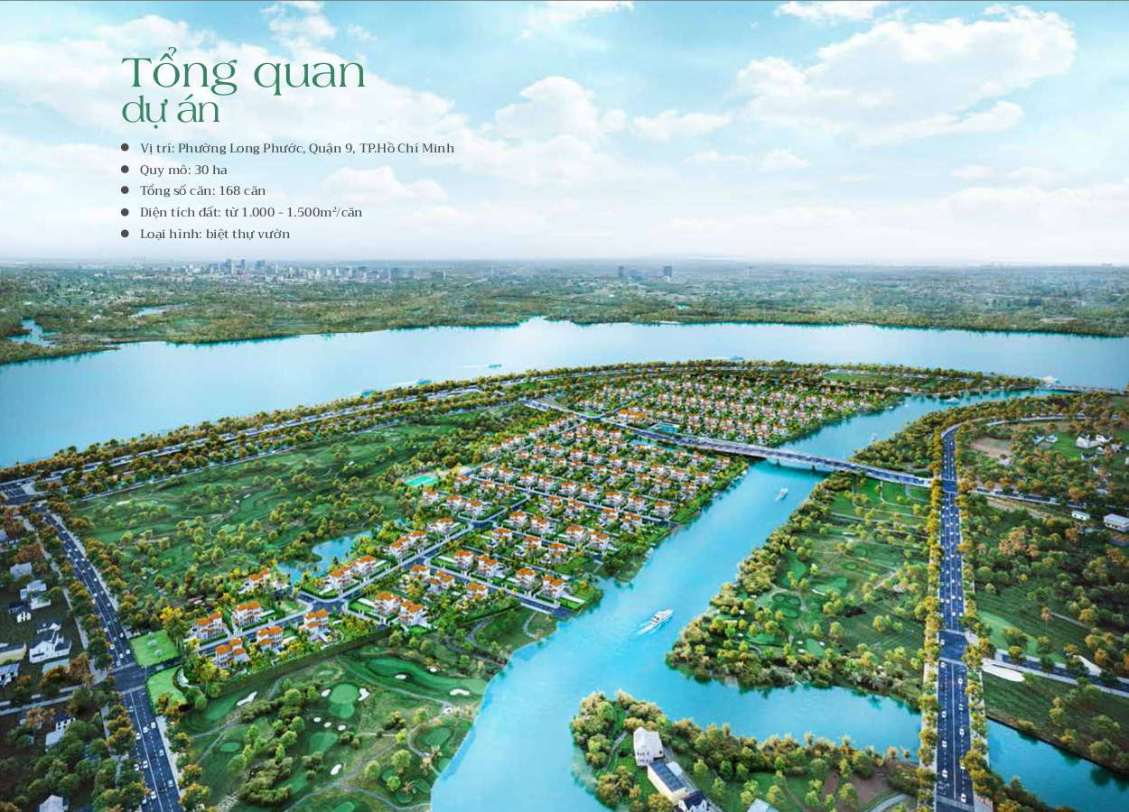 Bảng giá biệt thự Saigon Garden Riverside Village - tổng quan dự án